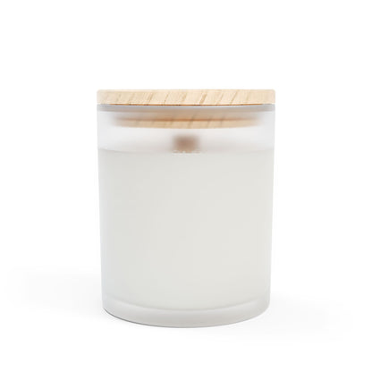 Frosted Glass Candle, 11oz